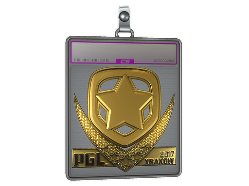 Sticker Slab | Gambit (Gold) | Krakow 2017