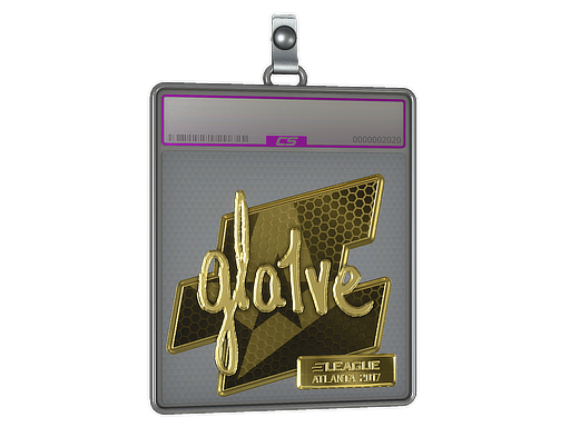 Sticker Slab | gla1ve (Gold) | Atlanta 2017