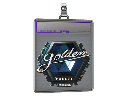 Sticker Slab | Golden (Foil) | London 2018