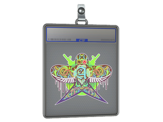 Sticker Slab | Green Swallow