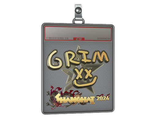 Sticker Slab | Grim (Gold) | Shanghai 2024