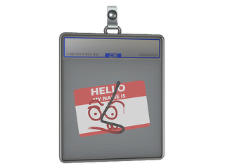 Sticker Slab | Hello MP7