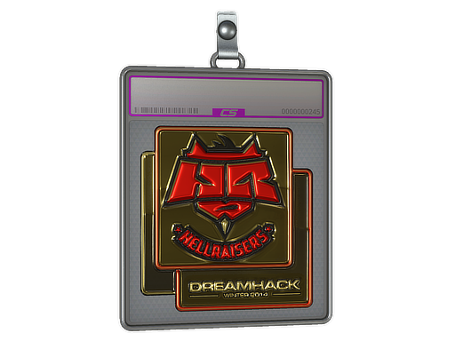 Sticker Slab | HellRaisers (Gold) | DreamHack 2014