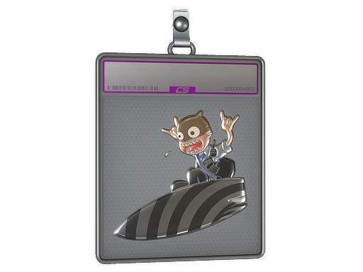 Sticker Slab | Hypnotic Surf K (Foil)