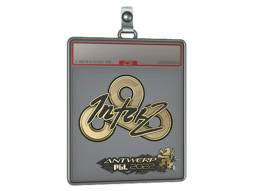 Sticker Slab | interz (Gold) | Antwerp 2022