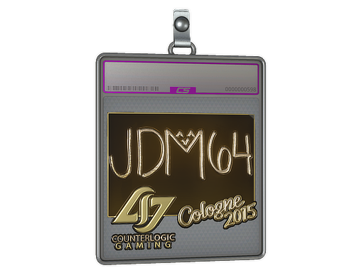 Sticker Slab | jdm64 (Gold) | Cologne 2015