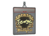 Sticker Slab | jeorge (Gold) | Budapest 2025