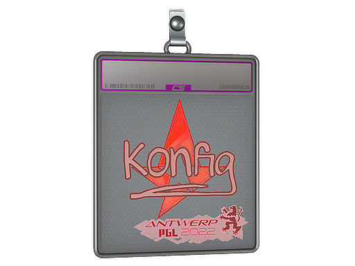 Sticker Slab | k0nfig (Holo) | Antwerp 2022