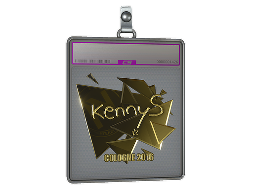 Sticker Slab | kennyS (Gold) | Cologne 2016