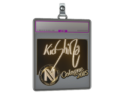 Sticker Slab | kioShiMa (Gold) | Cologne 2015