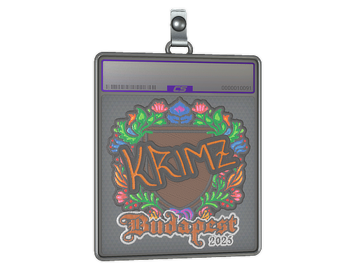 Sticker Slab | KRIMZ (Embroidered) | Budapest 2025