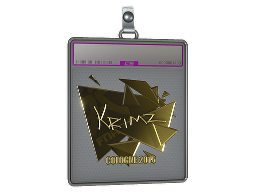 Sticker Slab | KRIMZ (Gold) | Cologne 2016