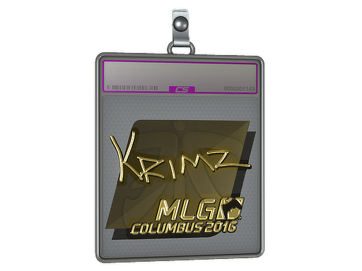 Sticker Slab | KRIMZ (Gold) | MLG Columbus 2016