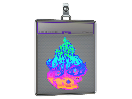 Sticker Slab | Liquid Fire