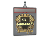 Sticker Slab | makazze (Gold) | Budapest 2025