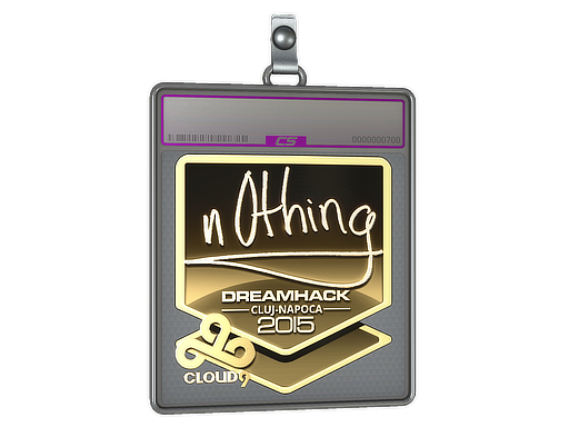 Sticker Slab | n0thing (Gold) | Cluj-Napoca 2015