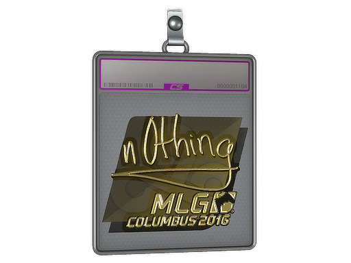 Sticker Slab | n0thing (Gold) | MLG Columbus 2016