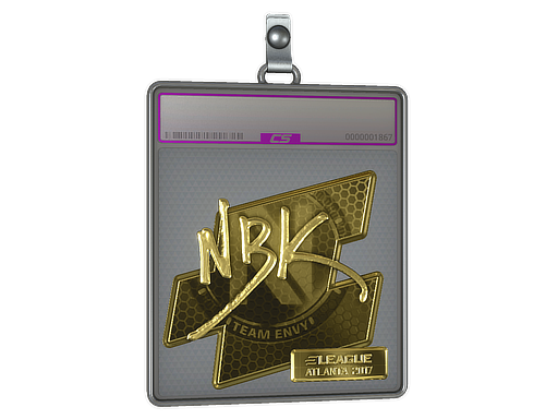 Sticker Slab | NBK- (Gold) | Atlanta 2017