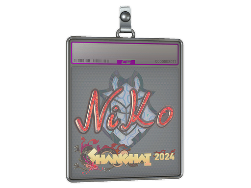 Sticker Slab | NiKo | Shanghai 2024