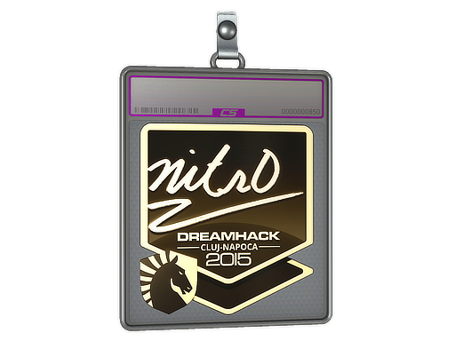 Sticker Slab | nitr0 (Gold) | Cluj-Napoca 2015