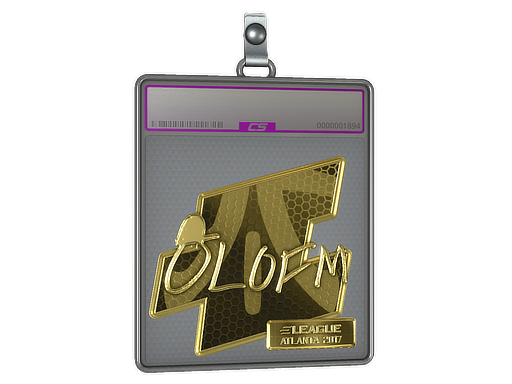 Sticker Slab | olofmeister (Gold) | Atlanta 2017