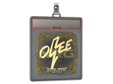 Sticker Slab | oSee (Gold) | Austin 2025