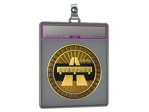 Sticker Slab | Overpass (Gold)
