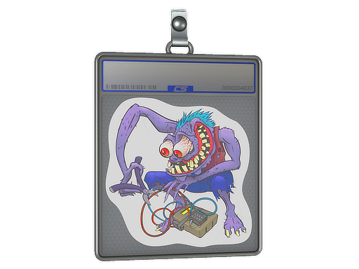 Sticker Slab | Purple Bombster - CS2 Sticker