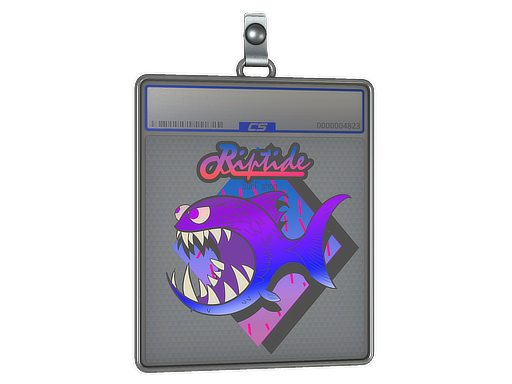 Sticker Slab | Purple Jaggyfish - CS2 Sticker