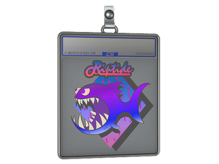 Sticker Slab | Purple Jaggyfish