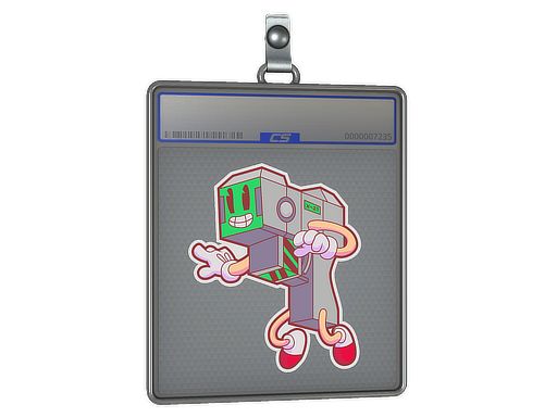 Sticker Slab | Retro Zeus - CS2 Sticker