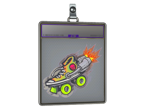 Sticker Slab | Rocket Skates (Holo) - CS2 Sticker