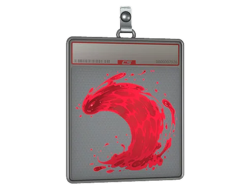 Sticker Slab | Ruby Wave