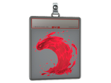 Sticker Slab | Ruby Wave (Lenticular)
