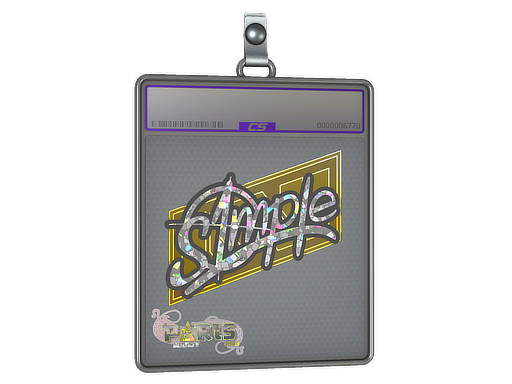 Sticker Slab | s1mple | Paris 2023