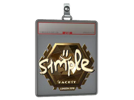 Sticker Slab | s1mple | London 2018
