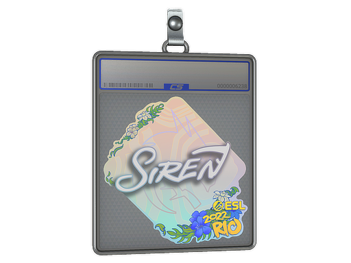 Sticker Slab | S1ren | Rio 2022 - CS2 Sticker