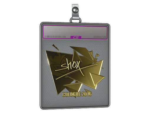 Sticker Slab | shox (Gold) | Cologne 2016