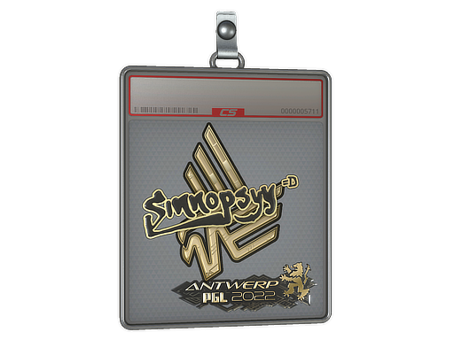 Sticker Slab | sinnopsyy (Gold) | Antwerp 2022