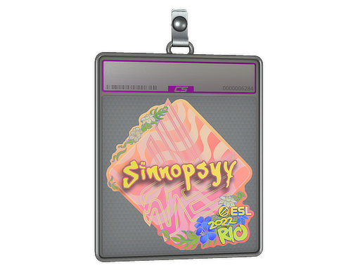 Sticker Slab | sinnopsyy | Rio 2022 - CS2 Sticker