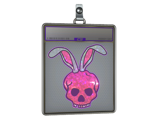 Sticker Slab | Skull Bunny (Glitter) - CS2 Sticker