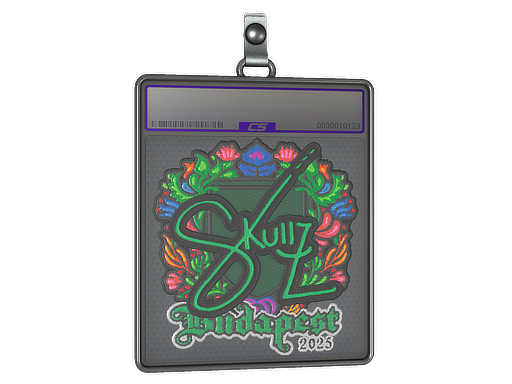 Sticker Slab | skullz | Budapest 2025