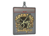 Sticker Slab | skullz (Gold) | Budapest 2025