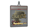 Sticker Slab | skullz (Gold) | Shanghai 2024