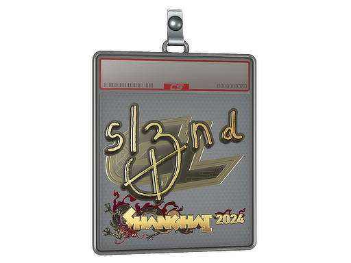 Sticker Slab | sl3nd (Gold) | Shanghai 2024