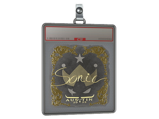 Sticker Slab | Sonic (Gold) | Austin 2025
