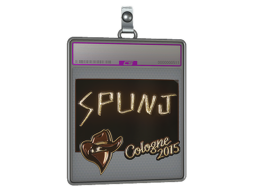 Sticker Slab | SPUNJ (Gold) | Cologne 2015
