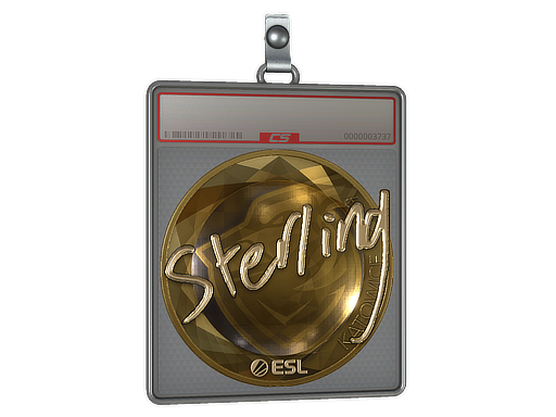Sticker Slab | sterling (Gold) | Katowice 2019