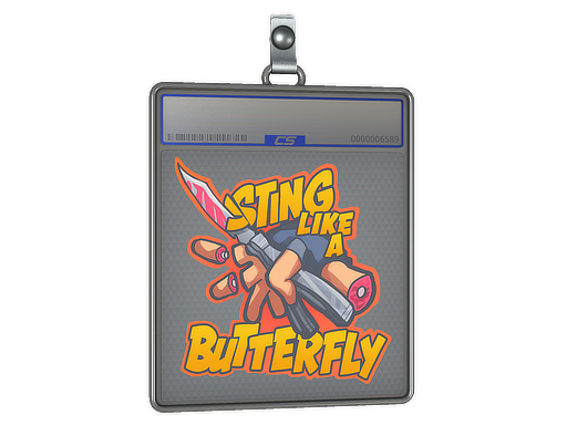 Sticker Slab | Sting Like A Butterfly - CS2 Sticker