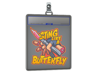 Sticker Slab | Sting Like A Butterfly